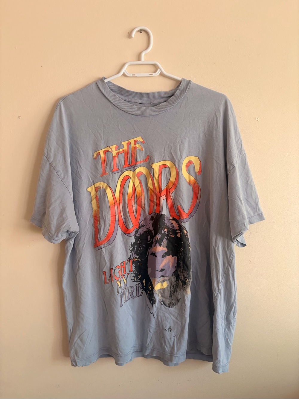 Vintage The Doors Light My Fire Graphic Band Tee